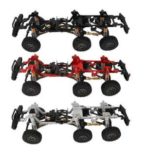 Brass Metal 6x6 RC Car Chassis Frame w/ Axles Gearbox for 1/18 Traxxas TRX4M DIY - Picture 1 of 15