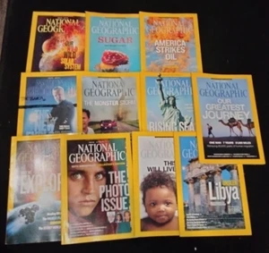 NATIONAL GEOGRAPHIC MAGAZINE 11 ISSUE PARTIAL SET 2013 ADVENTURE TRAVEL NATURE - Bild 1 von 5
