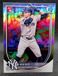 2025 Bowman Red RC Logo Redemption - Ben Rice RC #85 New York Yankees - Picture 1 of 2