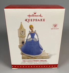 The Clock Strikes Twelve 2015 Hallmark Disney #QXD6067 Light & Sound - Picture 1 of 7