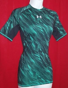 UNDER ARMOUR HEAT GEAR WOMEN'S SHORT SLEEVE LOGO TOP STRETCHY SIZE MEDIUM - Picture 1 of 15