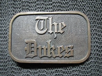 THE DUKES HIPPIE BELT BUCKLE! VINTAGE! RARE! 1980s! DUKES OF HAZZARD JOHN WAYNE - Image 1 of 4
