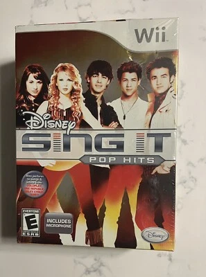 Disney Sing It: Pop Hits (Nintendo Wii, 2009) w/ Microphone New Sealed T Swift + - Image 1 of 4