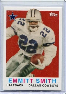 2008 Topps Football Card Emmitt Smith Dallas Cowboys Running Back CENTRATO MT34 - Foto 1 di 2