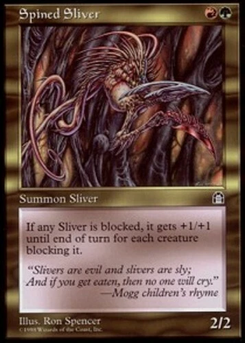 Spined Sliver ~ Moderately Played Stronghold MTG Magic UltimateMTG Multi-Color C - Image 1 of 1