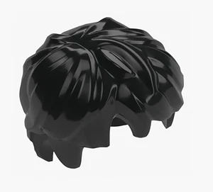 New LEGO Minifigure Hair Black 36762 Thick and Messy Harry Potter male boy short - Picture 1 of 3