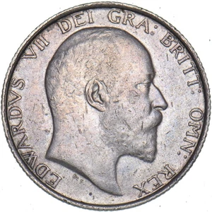 1906 Shilling - Edward VII British Silver Coin - Nice - Bild 1 von 2
