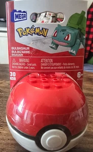 MEGA Construx - Pokemon Pokeball Evergreen Set BULBASAUR Poke Ball 30 Pcs 2023 - Picture 1 of 1