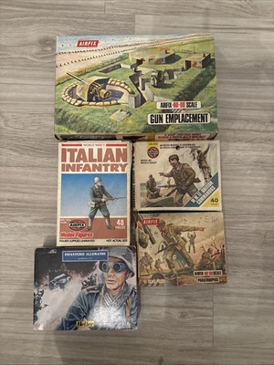 Großkonvolut 2. Weltkrieg/ Gunemplacement + Zubehör/ Airfix/ Sammlerstücke - Bild 1 von 4