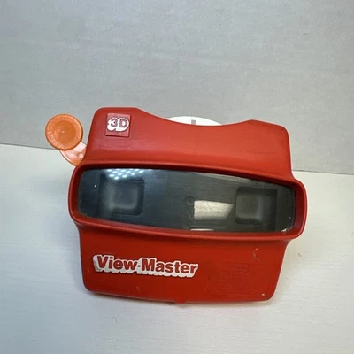 View Master Visor 3D Diapositiva Juguete Rojo Clásico, Mango Naranja, De Colección, Teddyruxpin Foto 1 de 4