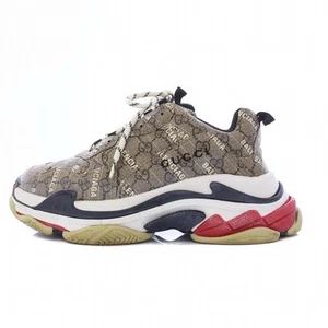 Balenciaga Gucci The Hacker Project Triple S Low Cut Sneakers Men's US9.5 Beige - Picture 1 of 8