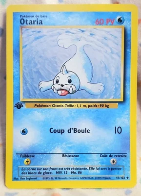 Pokemon FRENCH 1st Edition OTARIA 41/102 Uncommon 1999 NM - Image 1 of 2