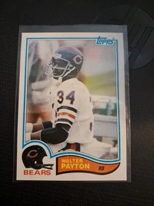 Topps Football 1982 #302 Walter Payton Chicago Bears - Foto 1 di 2