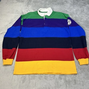 Rowing Blazers X Lands End Rugby Shirt Polo Mens M Limited Edition Retro Striped - Picture 1 of 10