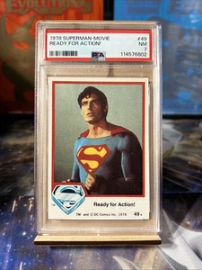 1978 Superman-Movie Ready For Action! No. 49 PSA 7 - Picture 1 of 2