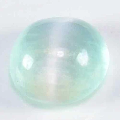 ESPECTACULAR GEMA TOPACIO COLOR VERDE LECHOSO BRASILEÑO 4.8CT - CABUJÓN REDONDO Foto 1 de 3