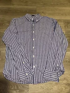 J Crew Shirt Mens Medium Checkered Long Sleeve Button Down Plaid Medium Slim - Picture 1 of 4