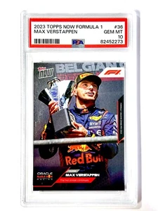 2023 Topps Now Formula 1 MAX VERSTAPPEN #36 - PSA-10 - Picture 1 of 2