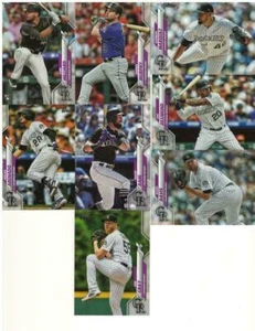 Juego de equipo 2020 Topps 1 y 2 Colorado Rockies Díaz Núñez Blackmon Story Arenado 20 - Imagen 1 de 2