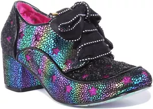 Irregular Choice Supernova bunte Blockabsätze schwarz Multi Damen Größe 3 - 8 - Bild 1 von 12