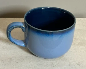 1 NOVA BLUE by SANGO - GRAND MUG - Stoneware 4934 Coffee or Soup 5" wide JUMBO - Picture 1 of 5