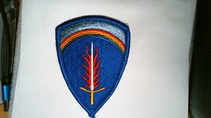 MILITARY PATCH SEW ON COLORED US ARMY EUROPE USAREUR - Picture 1 of 1