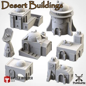 Tabletop Terrain terreno desiertos ciudad edificio p. ej. Star Wars - selección - Imagen 1 de 17