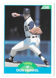 DON HEINKEL DETROIT TIGERS #168 - SCORE NM-MT 1989 - Picture 1 of 2