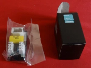 MM460BK. Click New Media Single Master Telephone Socket Euro Module Black 25x50 - Photo 1/10