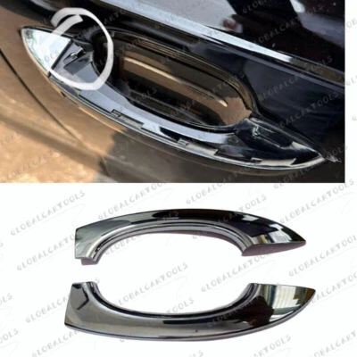 Manija de puerta de coche plateado brillo para Audi A6L C7 A7 A8L12-18 Foto 1 de 4