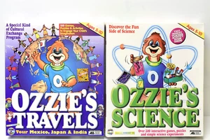 Ozzie’s World, Travels, Science, Big Box Educational Game 95 Win/Mac CD-ROM New - Picture 1 of 19