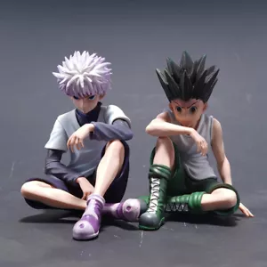 HUNTER×HUNTER GON·FREECSS Killua Zoldyck Sitting Posture Figure Statue Model - Picture 1 of 21