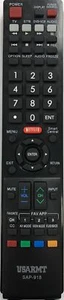 1 × SAP-918 Remote for SHARP GB004WJSA GA935WJSA GA890WJSA GB005WJSA New ! "407" - Picture 1 of 5