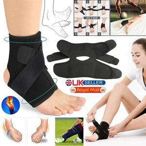 Medical Ankle Support Strap Compression Wrap Bandage Brace Neoprene Sports Foot - Picture 1 of 7