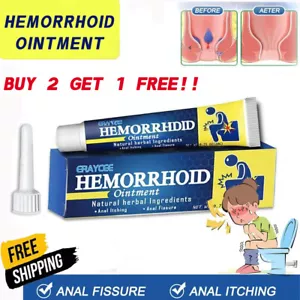 Crema a base de hierbas para eliminar las hemorroides para aliviar el dolor reducir la picazón 3X * 20 g - Imagen 1 de 14
