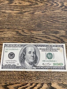 2006 One Hundred Dollar ($100.00) Replacement Star Note Almost UNC Condition - Picture 1 of 5