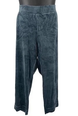 Denim & Co. Calças de tornozelo de veludo ativo com bolsos pinho profundo - Imagem 1 de 2