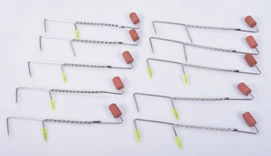 Croch 10 Stück Räucherhaken für Fisch und Fleisch Räucherhaken Grill Ofen Haken - Bild 1 von 2