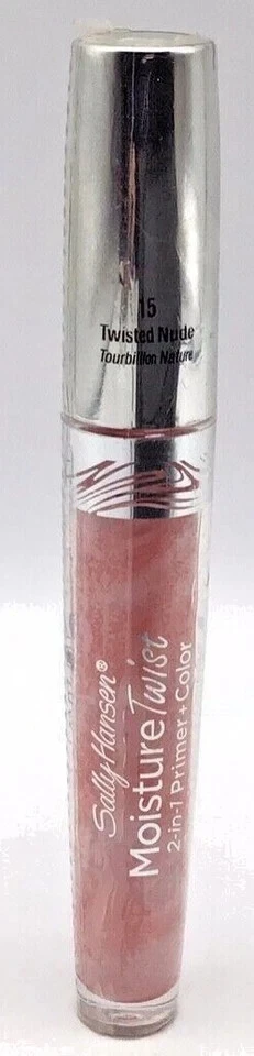 Imprimación 2 en 1 y brillo de labios de color Sally Hansen Moisture Twist 6667-15 Twisted Nude Foto 1 de 1