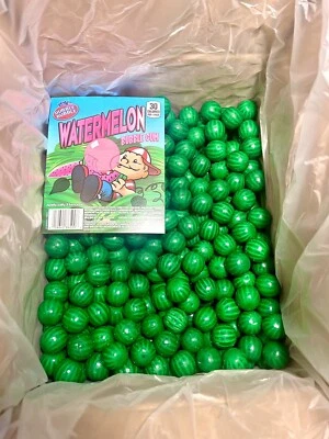 DUBBLE BUBBLE Double Bubble Gumballs One Inch Candy Bulk 1LB 2LB 3LB 4LB 5LB Watermelon Flavor