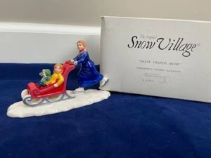 Department 56 Skate Faster Mom! #51705 Snow Village - Picture 1 of 2