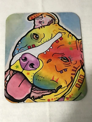 Multi Color Boxer Dog Mouse Pad NEW - Image 1 of 2