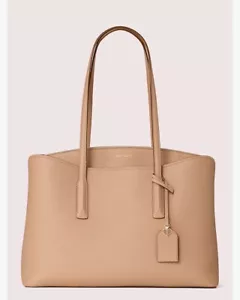 NEW Kate Spade MARGAUX Large Work Tote Neutral - Picture 1 of 9