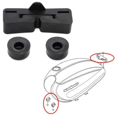Gas Fuel Tank Rear Rubber Holder For Honda CL SL XL 70 100 CB125S 17613-051-010 - Image 1 of 4