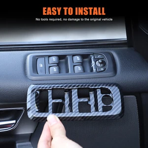 ABS Carbon Window Lift Frame Trim For Land Rover Discovery4 / RR Sport 2010-2016 - Picture 1 of 12