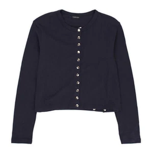 NWT CALLIPYGIAN SNAP NAVY CARDIGANS SIZE M $125 - Picture 1 of 6