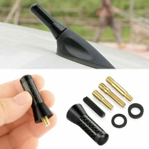 1 Set 3.5cm Universal Car Short Stubby Mast Antenna w/ Screws Auto Accessories - Picture 1 of 12