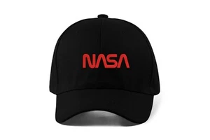 Nasa Cosmic Mission Logo Embroidered Baseball Cap Dad Hat Cotton - Picture 1 of 4