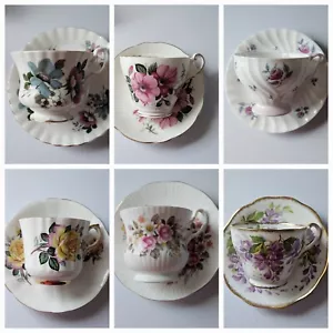 VINTAGE TEACUP AND SAUCERS. You Pick - Picture 1 of 110