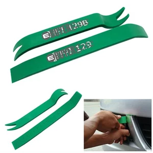 2x CAR TRIM REMOVAL TOOL SET PANEL DOOR PRY DASH PLASTIC INTERIOR RADIO CLIP KIT - Picture 1 of 3